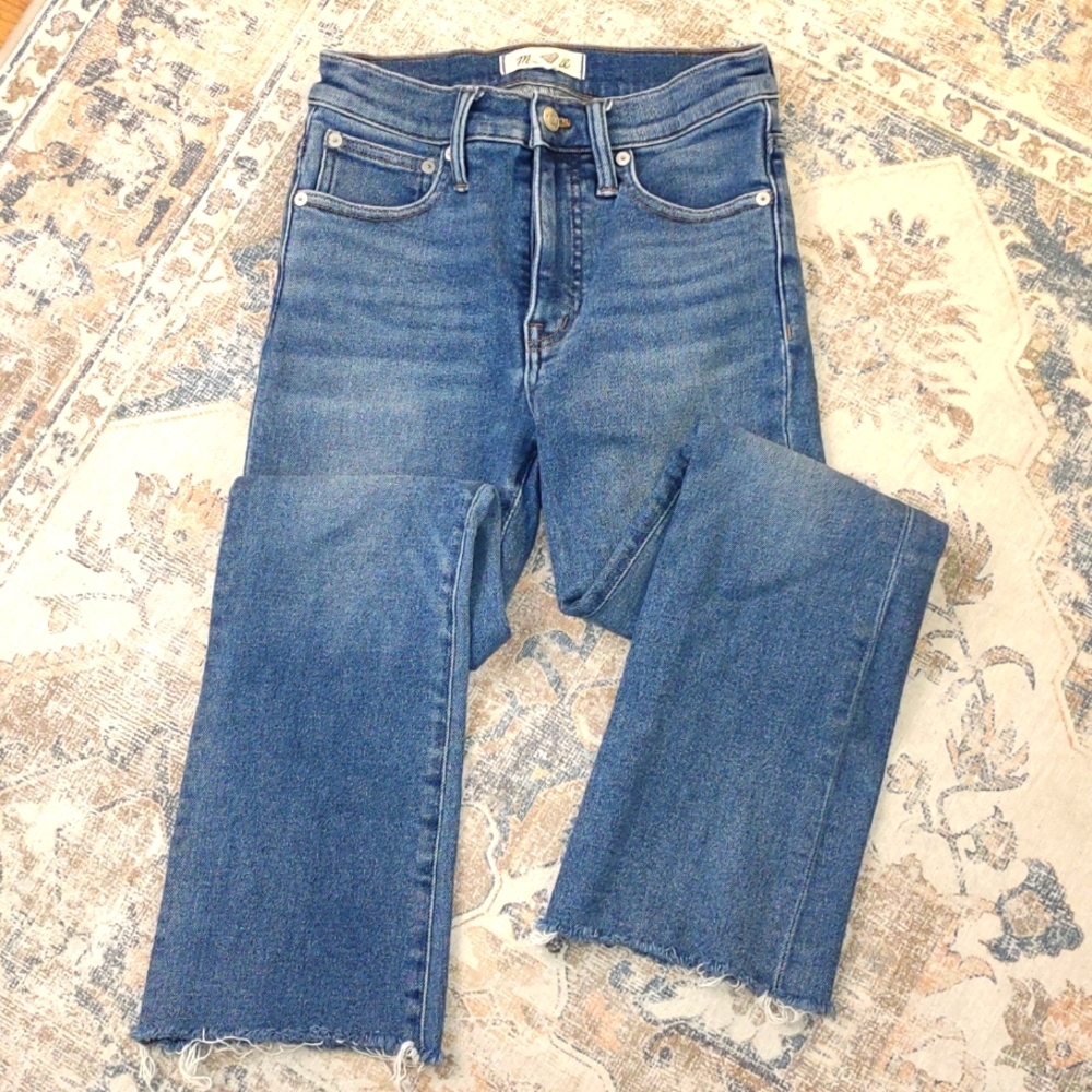 Madewell Women's Boot Cut Jeans - Blue